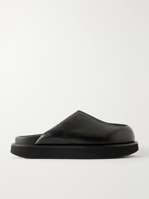 Rick Owens Padded Leather Platform Mules
