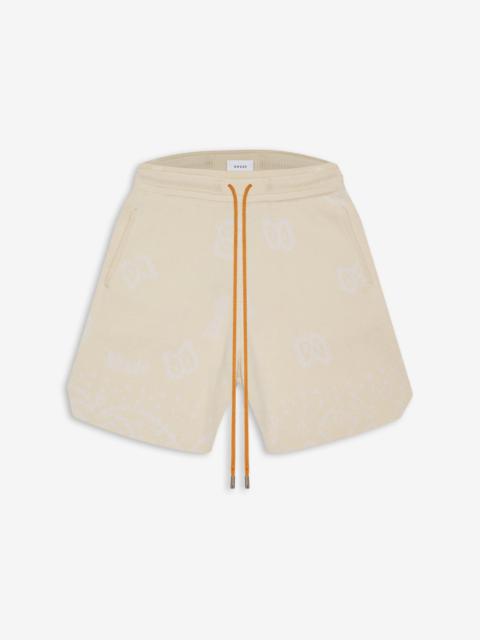 Rhude KNIT BANDANA SHORTS