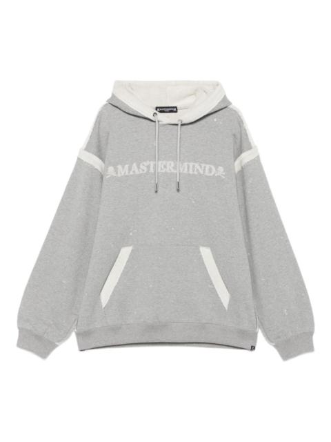 MASTERMIND WORLD cut-off logo hoodie
