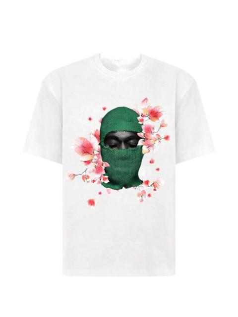 ih nom uh nit floral print crewneck T-shirt