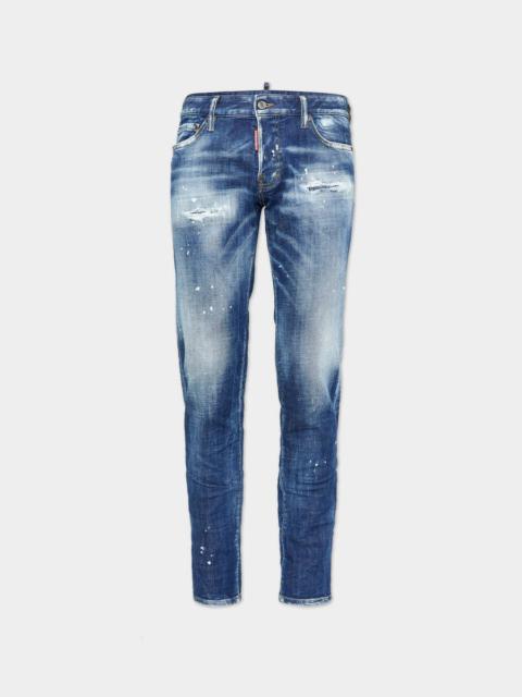 DSQUARED2 MEDIUM HERITAGE RAMMENDO  WASH SLIM JEANS