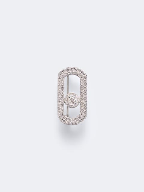 MESSIKA So Move 18kt white gold brooch with diamonds