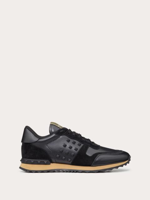 ROCKSTUD CALFSKIN SNEAKER