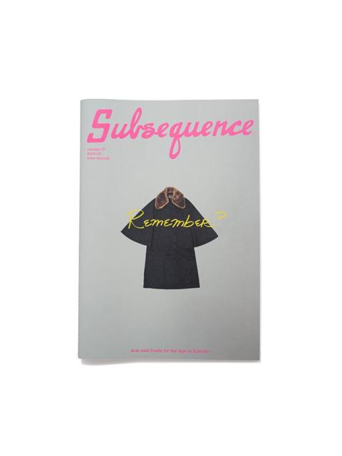 visvim Subsequence Magazine Vol.7 GREY