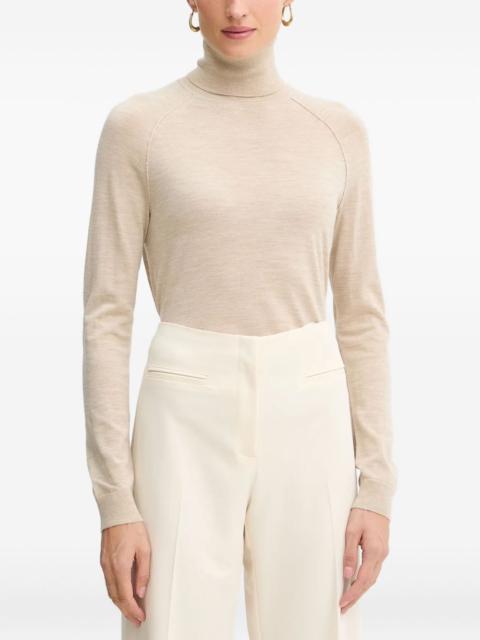 BOSS roll-neck long-sleeve sweater