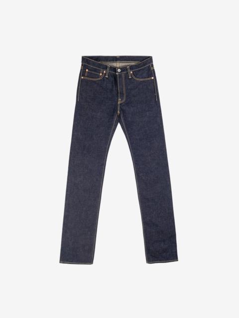 Iron Heart IH-666S-18 18oz Vintage Selvedge Denim Slim Straight Cut Jeans - Indigo