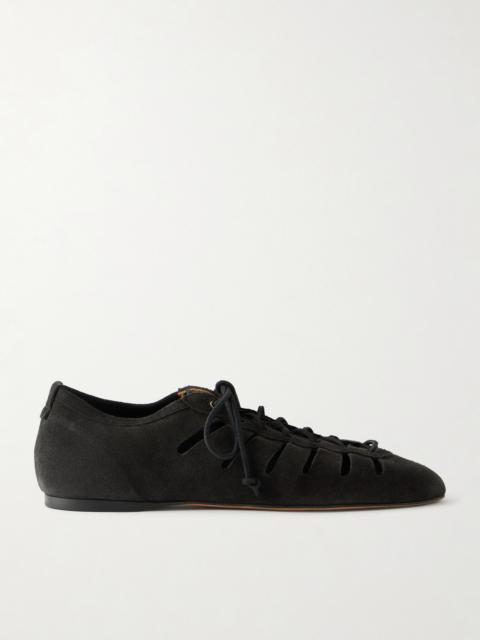 Isabel Marant Leyza Cutout Suede Sneakers