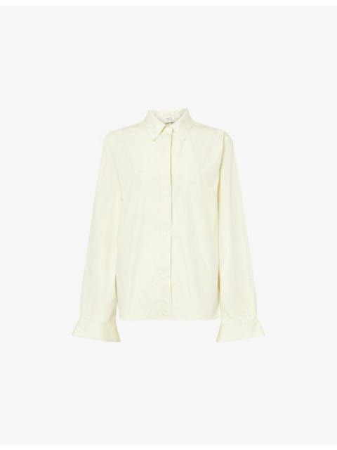 TWP Next Morning Long-Sleeves Cotton-Poplin Shirt