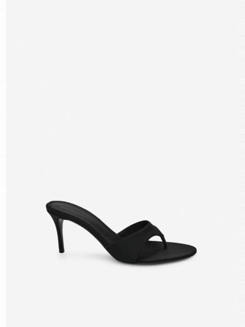 MAGDA BUTRYM Scuba thong sandals in black