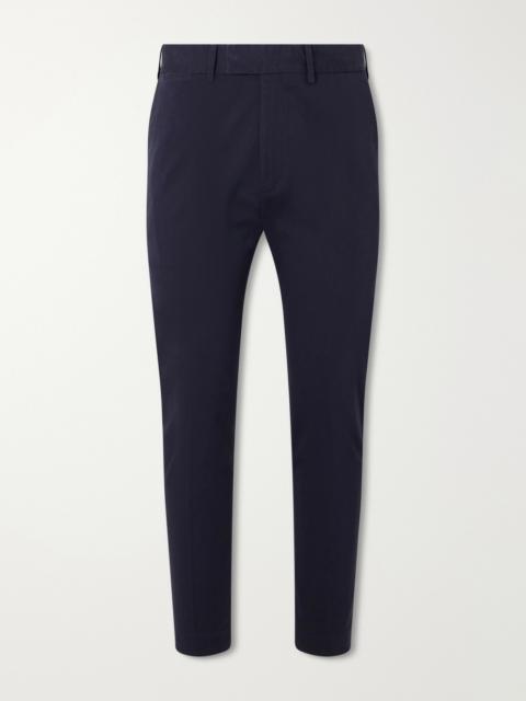 TOM FORD Tapered Cotton-Blend Twill Trousers