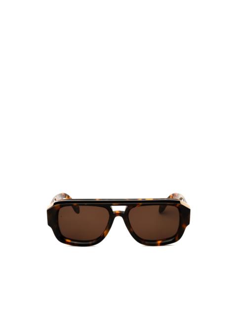 Palm Angels Stockton rectangle-frame sunglasses