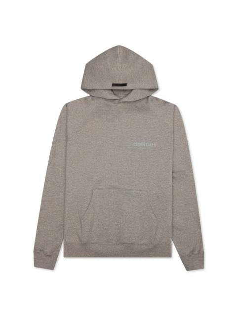 ESSENTIALS 가슴 로고 인쇄 세부사항 hoodie