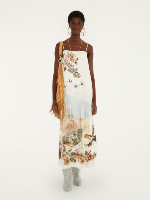 FARM RIO Toile De Rio Sleeveless Maxi Dress