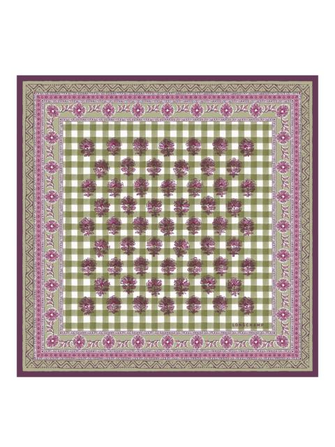 Longchamp The Bucolic Escapade Silk scarf 50 Artichoke - OTHER