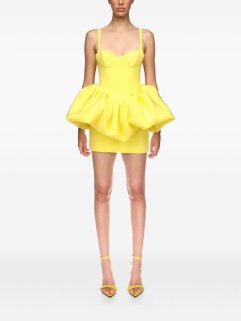 David Koma puff skirt-detail mini dress