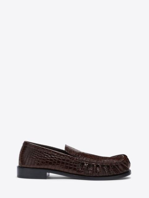 Dries Van Noten EMBOSSED LEATHER LOAFERS