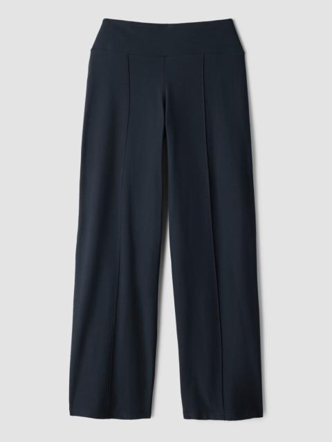 EILEEN FISHER Washable Stretch Crepe Pintuck Wide Pant