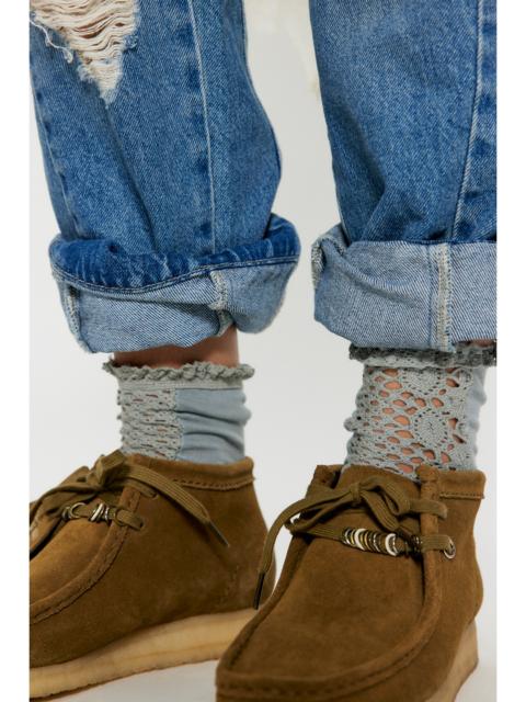 FREE PEOPLE Rubies Crochet Socks