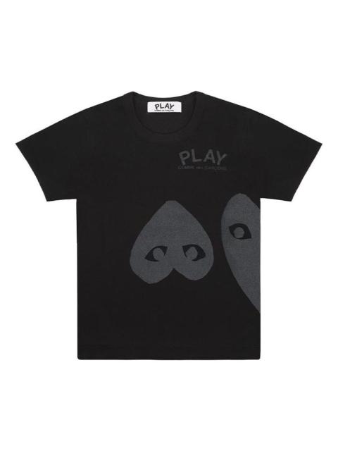 Comme des Garçons PLAY COMME des GARCONS PLAY Three Hearts T-Shirt 'Black' AZ-T196-051-1