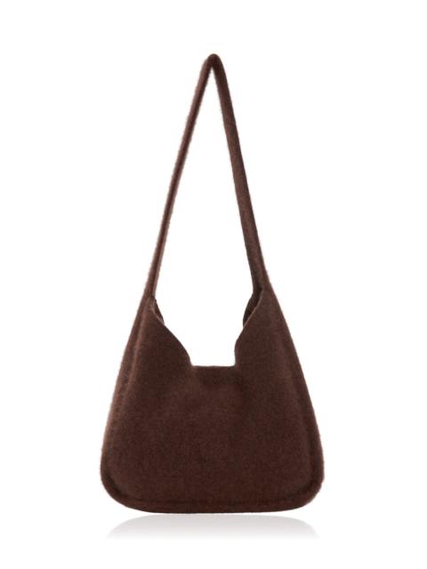 AYA MUSE Ember Cashmere Crossbody Bag brown