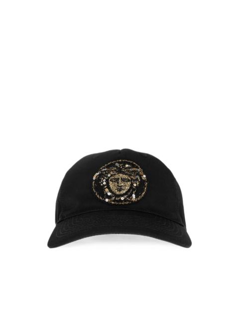 VERSACE embroidered cotton baseball cap