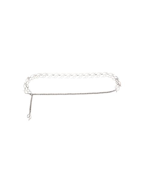 Blumarine Chain belt with roses | genteroma | REVERSIBLE