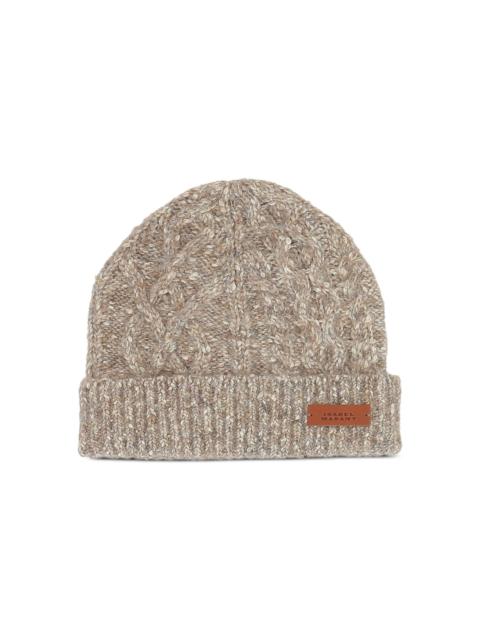Isabel Marant Tolie cable-knit beanie