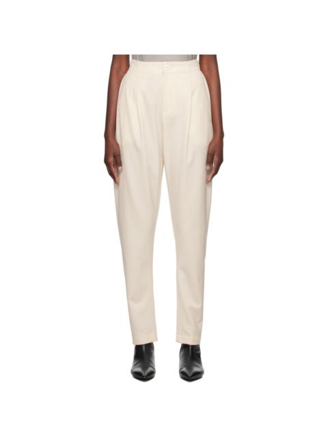 Off-White High-Rise Trousers