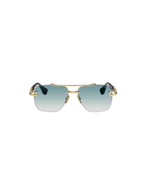 SSENSE Exclusive Gold Grand-Evo One Sunglasses