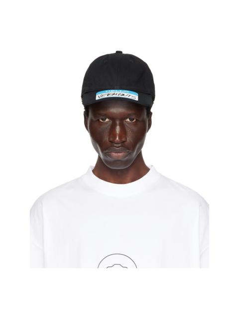 VETEMENTS Black My Name Sticker Cap