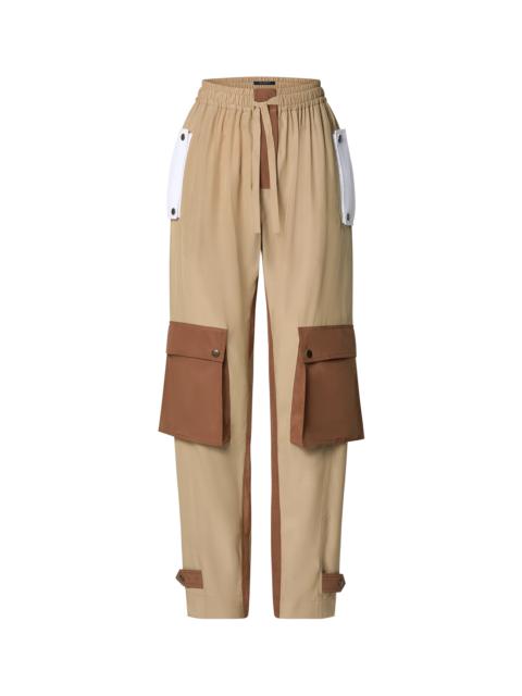 Louis Vuitton Color-Blocked Cargo Pants