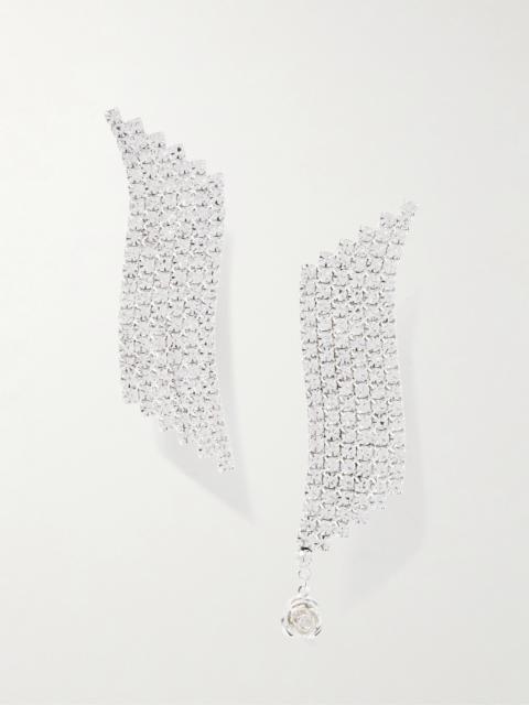 MAGDA BUTRYM Silver-tone Crystal Earrings