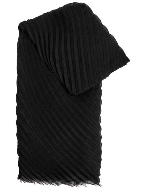 ISSEY MIYAKE Issey Miyake Pleated Fine-knit Scarf