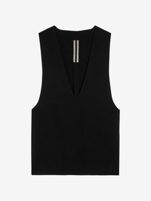 Rick Owens V-neck sleeveless sweater