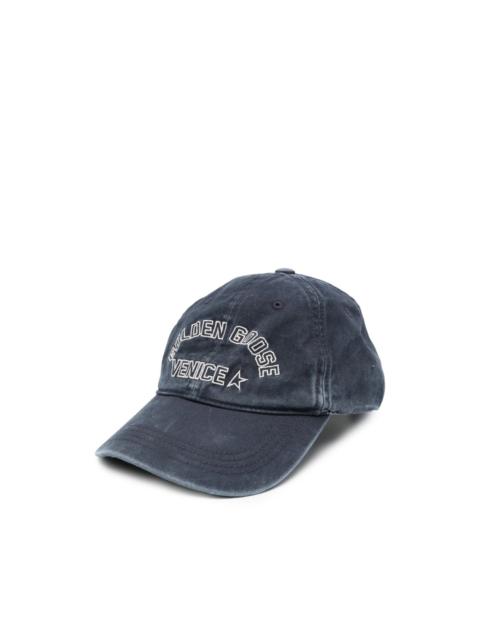 Golden Goose six-panel logo-embroidered baseball cap