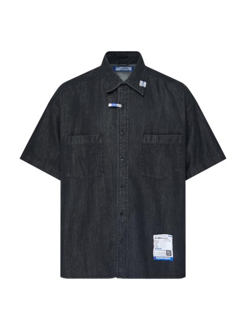 Maison MIHARAYASUHIRO Cotton Tencel Denim Short Sleeve Work Shirt