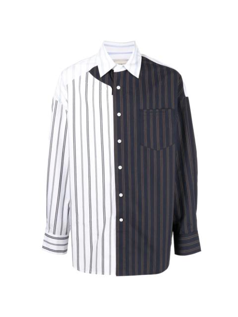 long-sleeve striped shirt