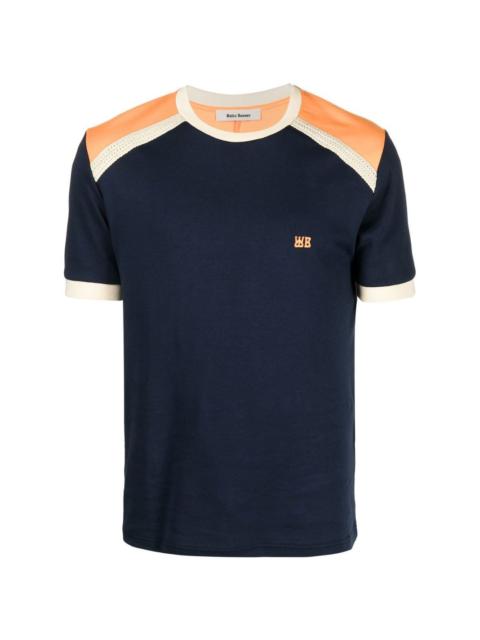 colour-block short-sleeve T-shirt