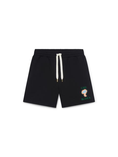 CASABLANCA Rainbow Mushroom Sweatshorts | Casablanca Paris