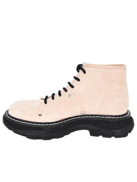 Alexander McQueen (WMNS) Alexander McQueen Tread Boots 'Beige Black' 595469WHZ281887