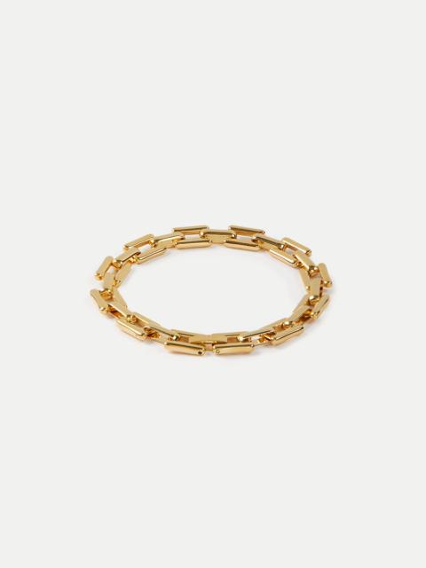 VERONICA BEARD GOLD SQUARE LINK BRACELET