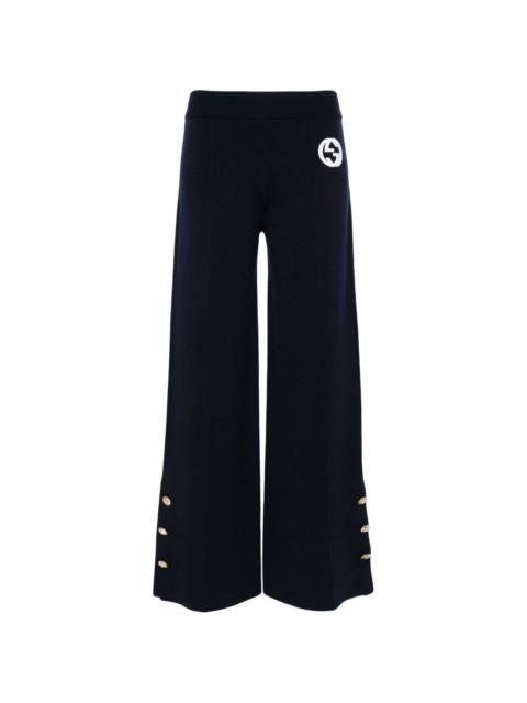 Interlocking G wide-leg trousers