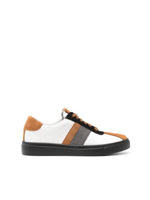 FABIANA FILIPPI bead-embellished lace-up sneakers