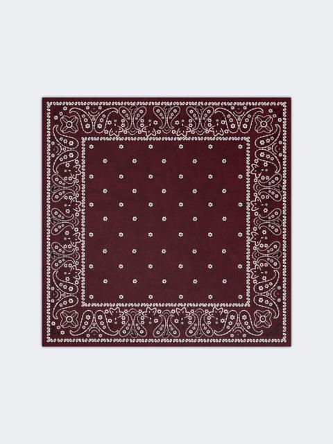 WEEKEND Max Mara ELODIA Bandanna print silk foulard - BORDEAUX