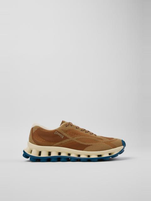 CAMPER Pelotissima Brown Recycled Engineered Materials Sneakers for Men.