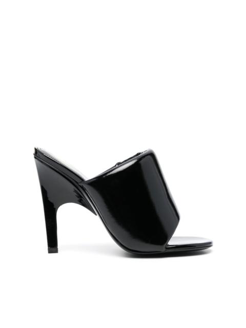 THE ATTICO Rem 100mm patent leather mules