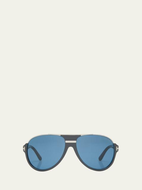 TOM FORD Men's Dimitry Polarized Acetate Sunglasses
