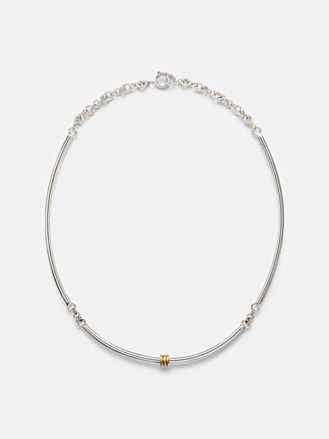 Spinelli Kilcollin Helio Tria sterling silver and 18kt gold necklace