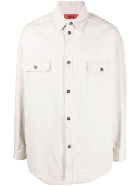 424 button-up overshirt