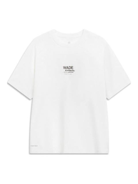 Li-Ning Way Of Wade Graphic T-shirt 'White' AHST323-2